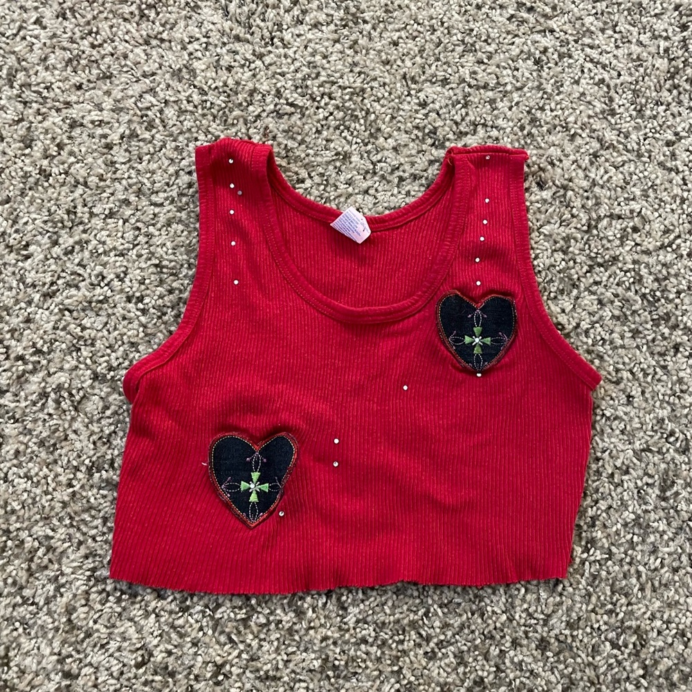 cute red tank